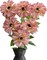 6 Pack Artificial Chrysanthemums Deep Pink Silk Flowers,24'in Long Stem Fake Mums,Suitable for Spring Easter Flowers,Wedding Decoration Bouquets,Fall Decor,Home Decor(Autumn Powder)
